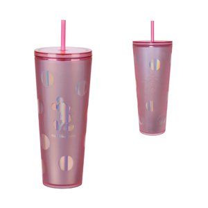 Walt Disney World Piglet Starbucks Tumbler With Straw Pink 24oz - New
